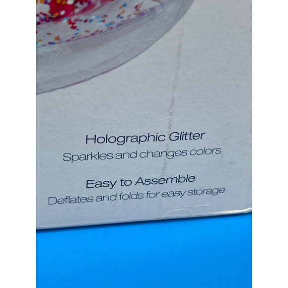 The Big One Glitter & Pom Inflatable Chair - Picture 5 of 6